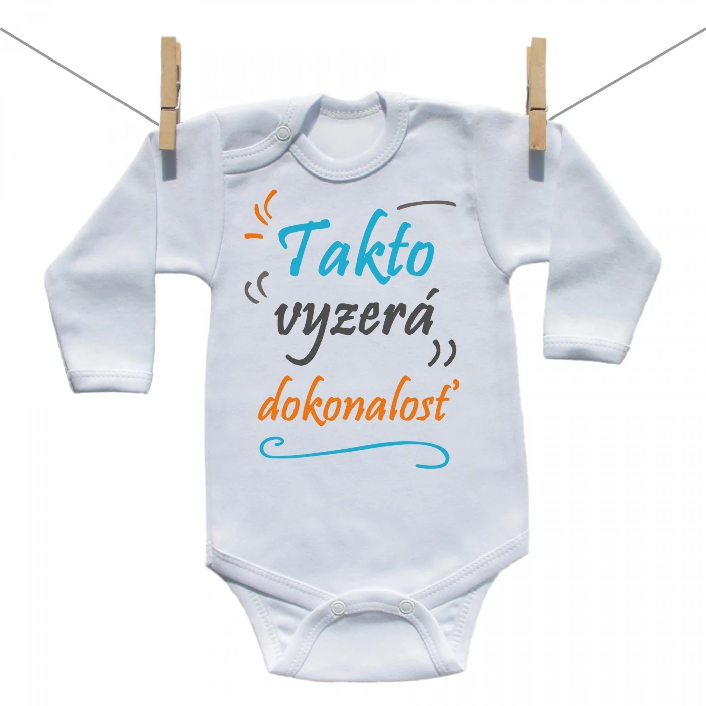 Boodyy Body s dlhým rukávom Takto vyzerá dokonalosť Veľkosť: 80