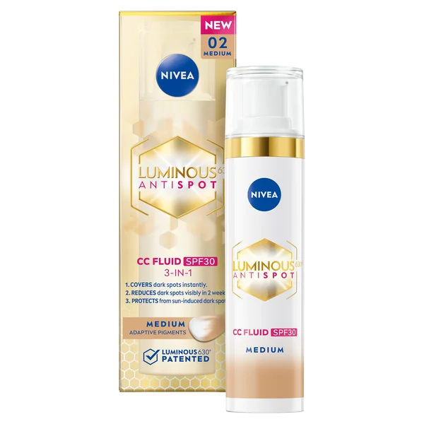 Nivea CC krém Cellular Luminous stredný 1×40 ml, CC krém