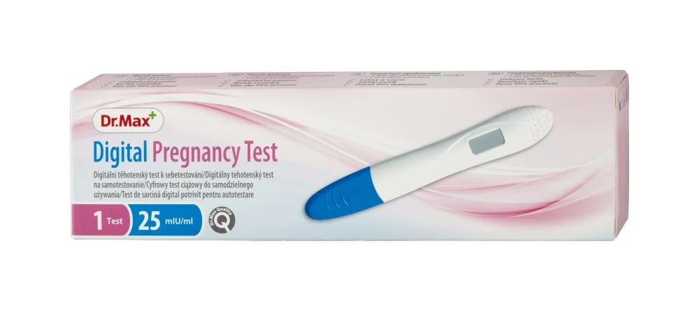Dr.Max Digitálny tehotenský test 1x1 ks, tehotenský test