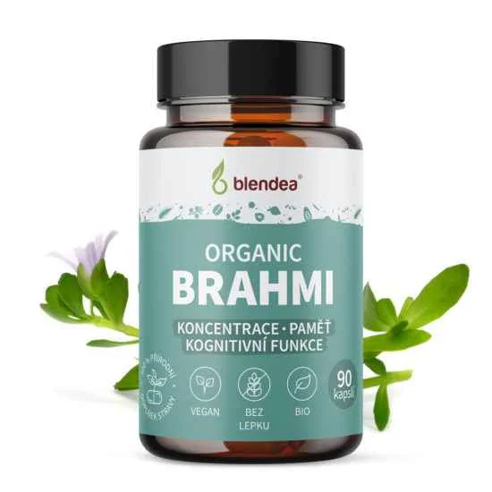 BLENDEA BIO BRAHMI 1×90 cps, výživový doplnok