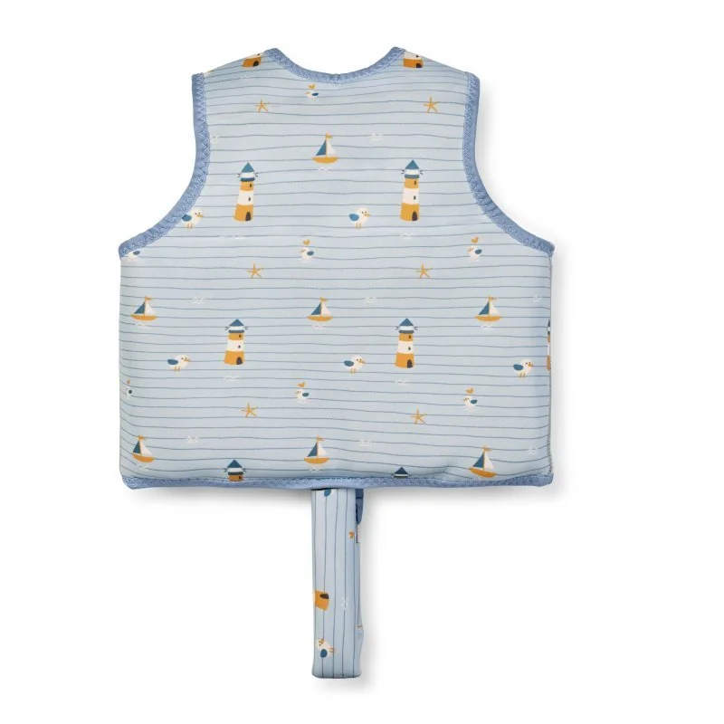 Saro Baby plavecká neoprénová vesta s UV ochranou (3-6r) Tropicool Pink