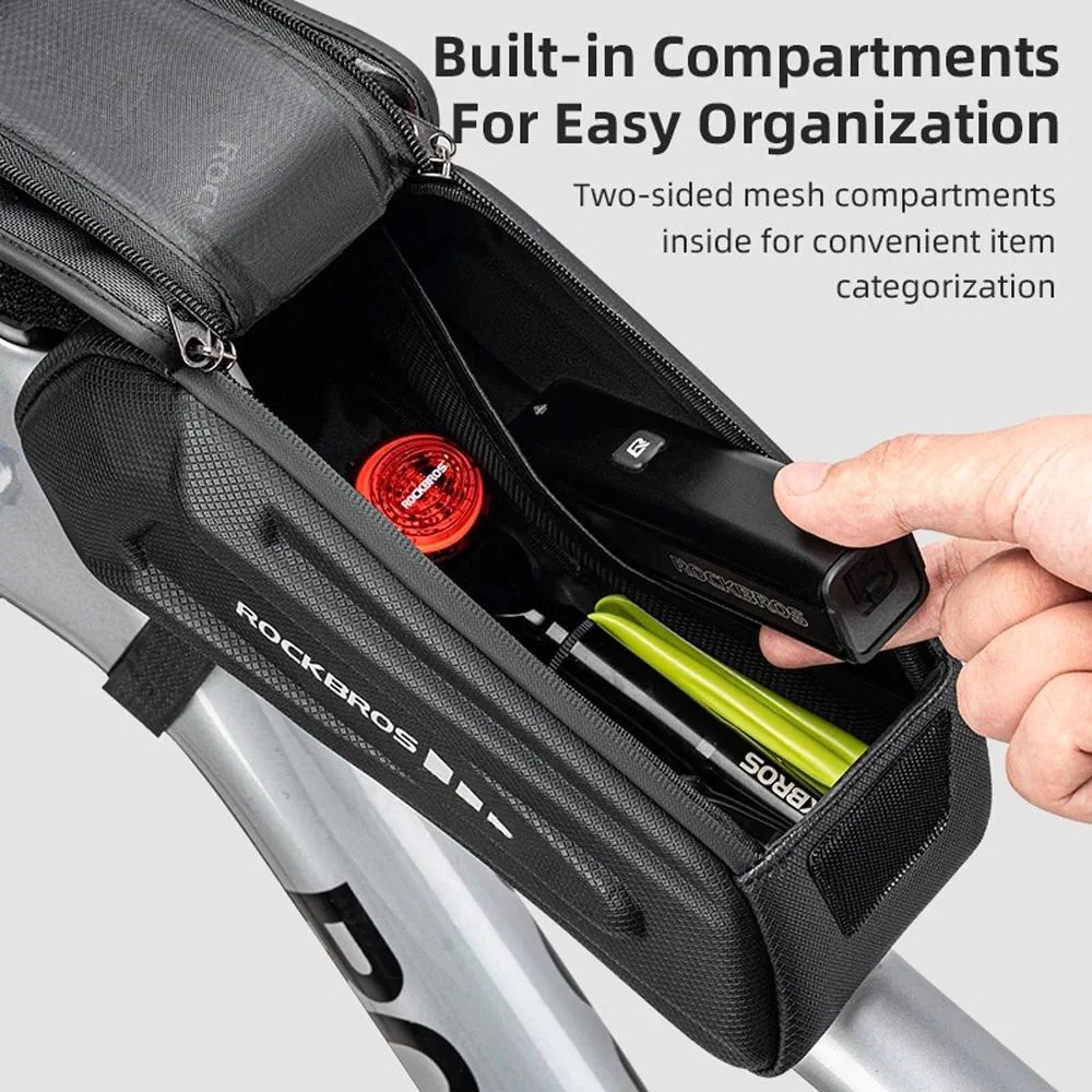 Rockbros Phone Bag cyklistická taška 1.7L, čierna