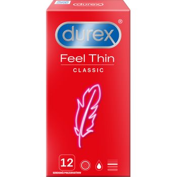 DUREX Feel Thin Classic 1×12 ks, kondómy