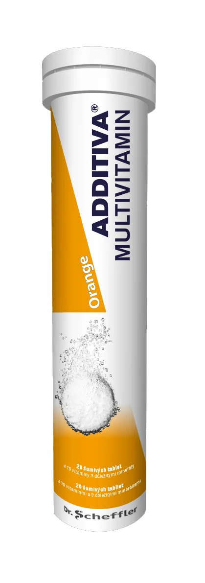 ADDITIVA MULTIVITAMÍN Orange 1×20 tbl, multivitamín