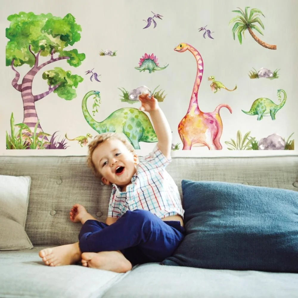 Samolepiaca tapeta s dinosaurami pre deti 61 x 126 cm, PVC