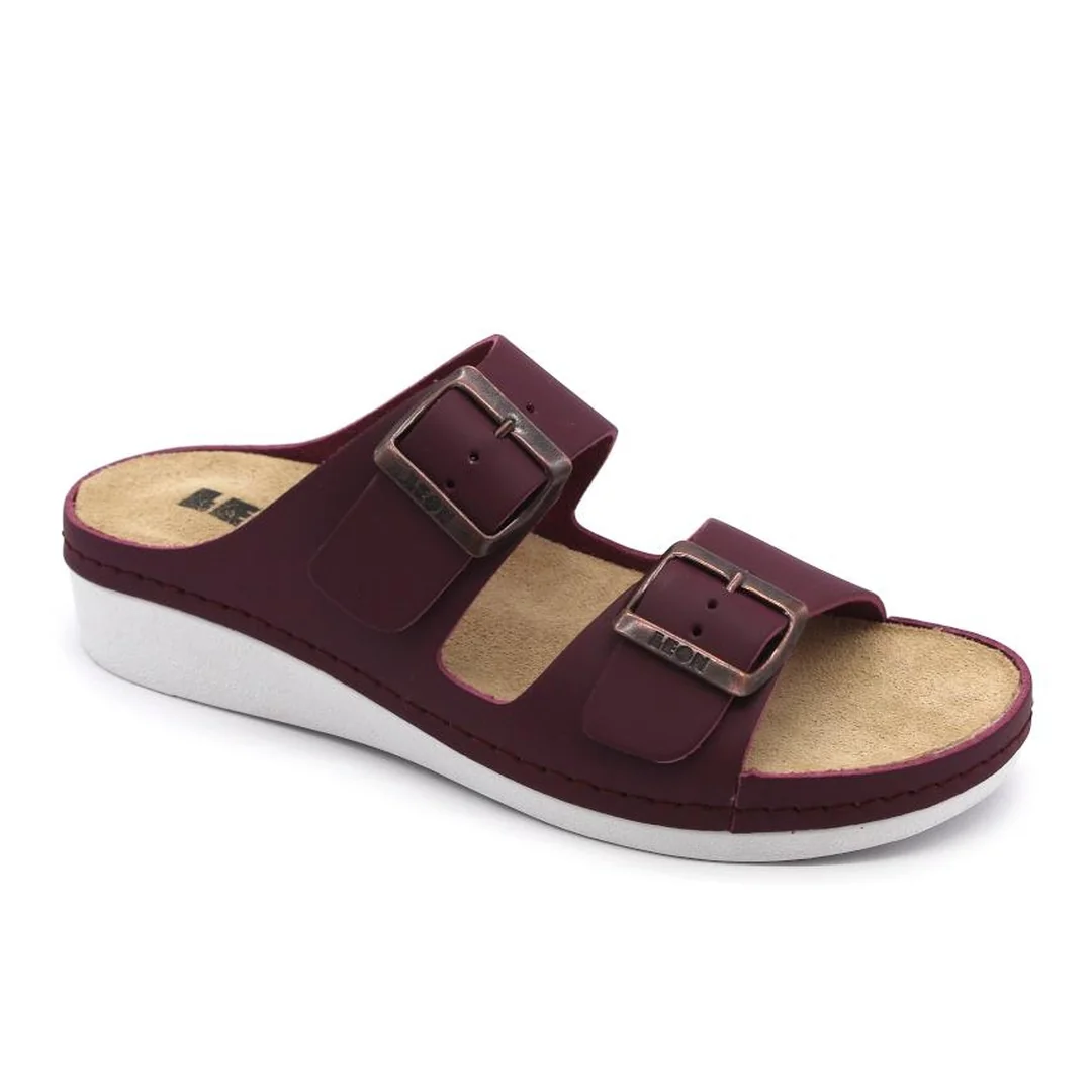 Leon 5012 Dámska zdravotná celokožená obuv s prackou 36 - 23,5cm, hnedá, 3,5 cm