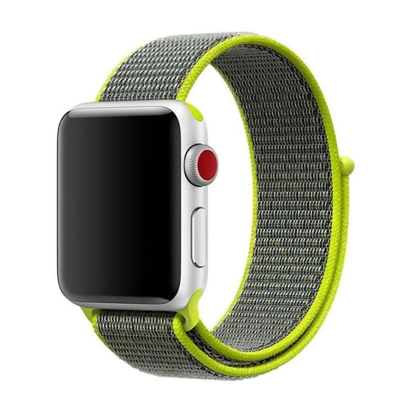 BStrap Nylon remienok na Apple Watch 38/40/41mm Green