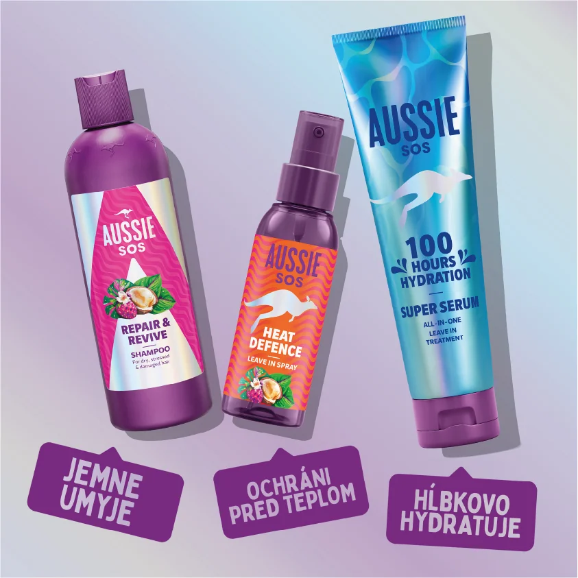 Aussie SOS Heat Defence Sprej 1×100 ml, SOS sprej na vlasy