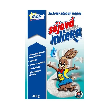 SÓJOVÝ NÁPOJ Originál (Zajac) sušený 1×400g, sušený nápoj