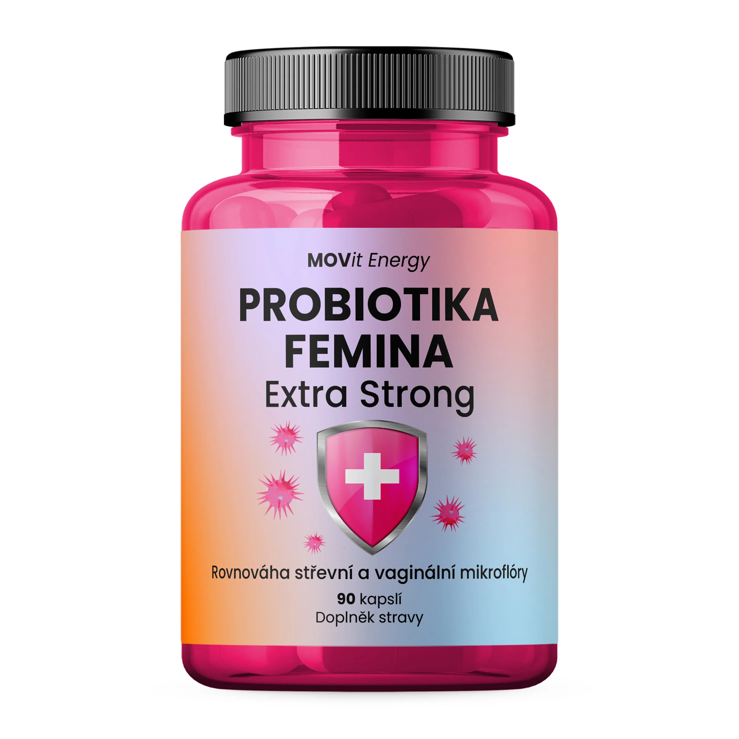 MOVit Probiotika FEMINA EXTRA STRONG, 90 kapsúl 90 cps