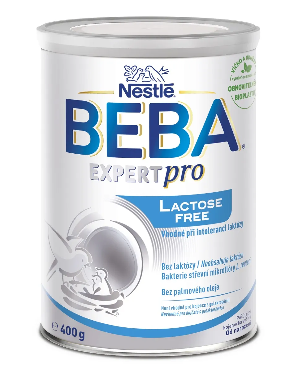 BEBA EXPERT pro Lactose free 1×400 g, dojčenská výživa, od narodenia