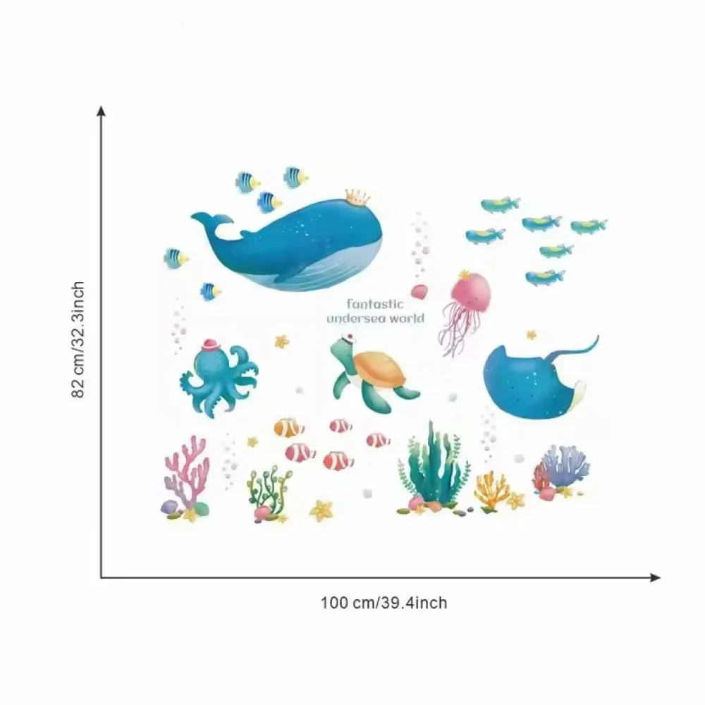 Samolepka na stenu/tapeta Undersea world