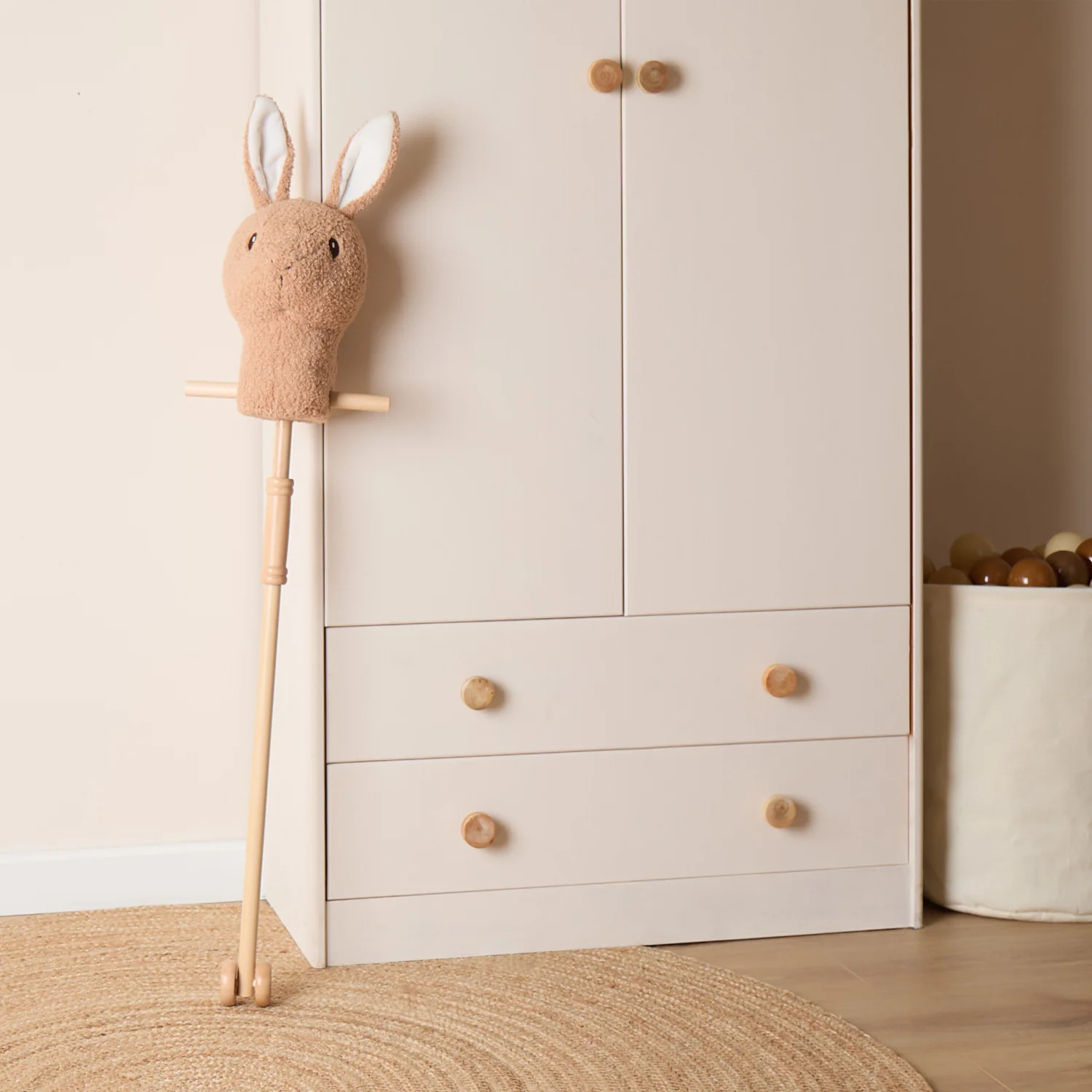 Bieco - Hobby Horsing na tyči – králik Fine