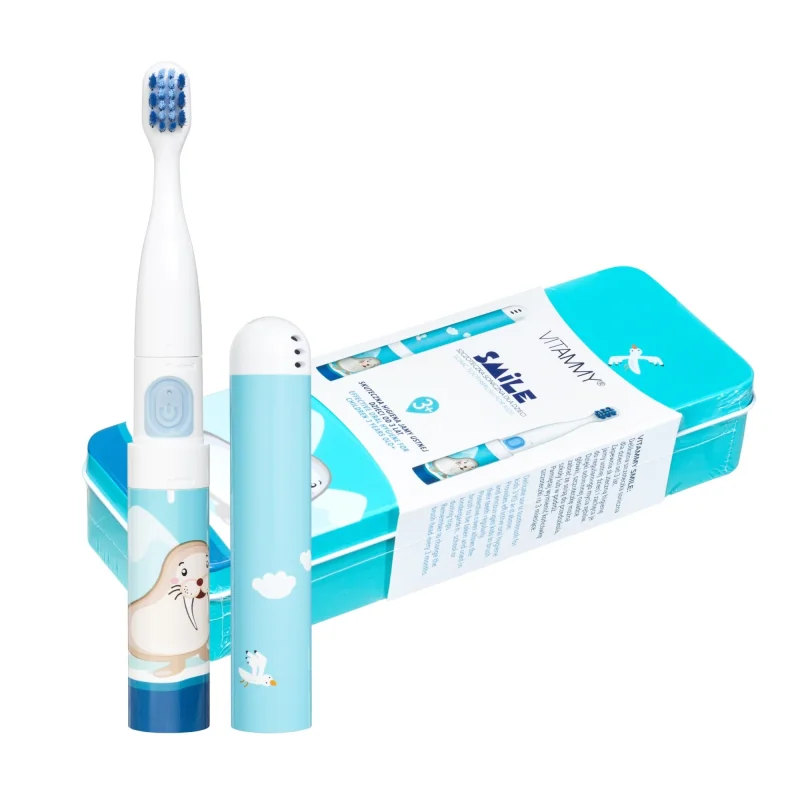 VITAMMY SMILE detská sonická zubná kefka, mrož, od 3 rokov 