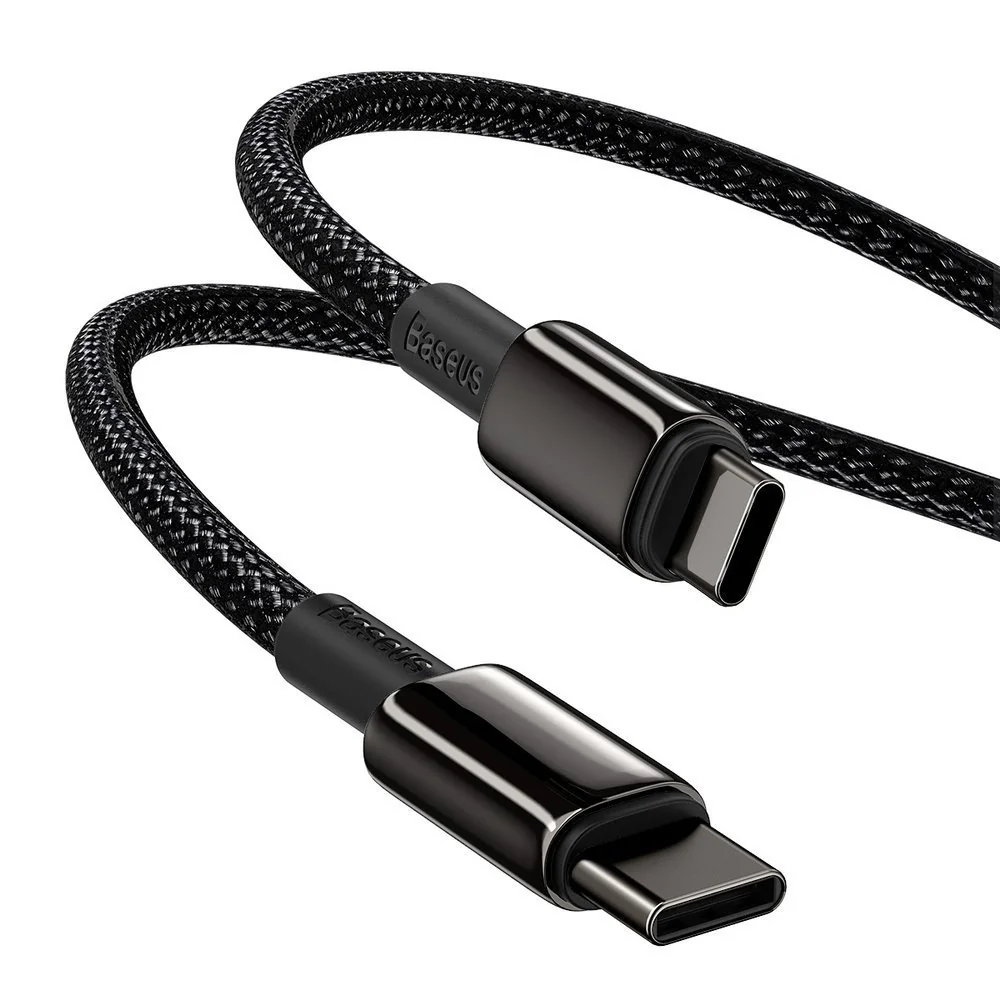 Baseus Data kábel USB-C / USB-C PD QC 100W 5A 2m, čierny