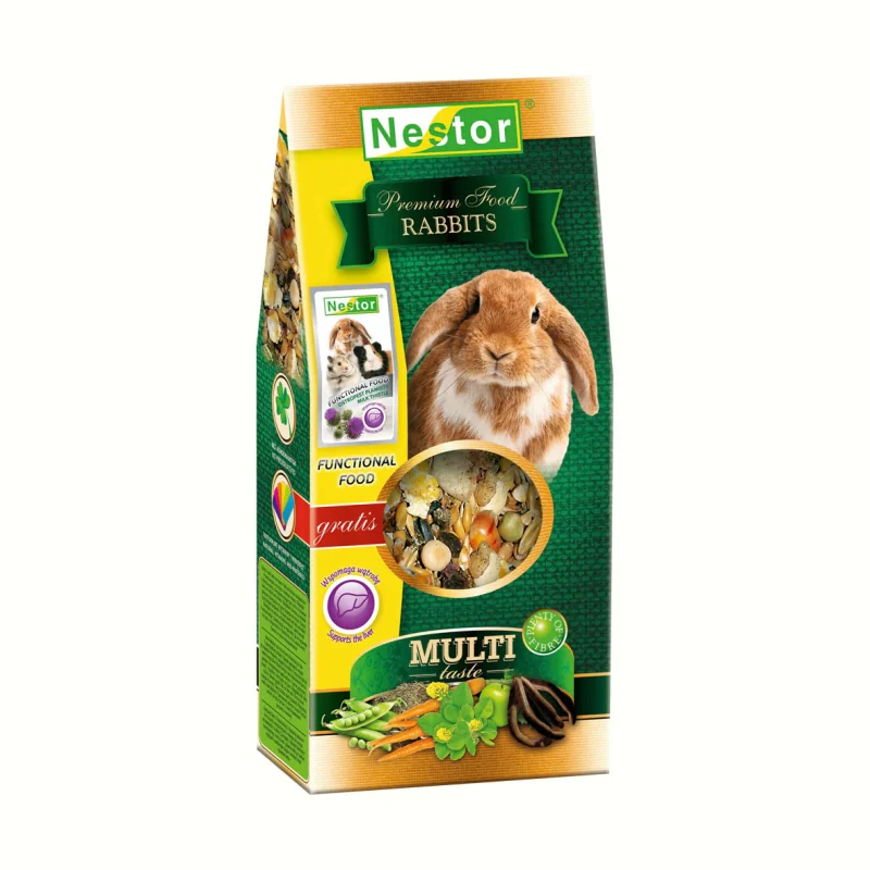 NESTOR PREMIUM Prémiové krmivo pre zajace  500ml/230g +Funkčné krmivo zdarma