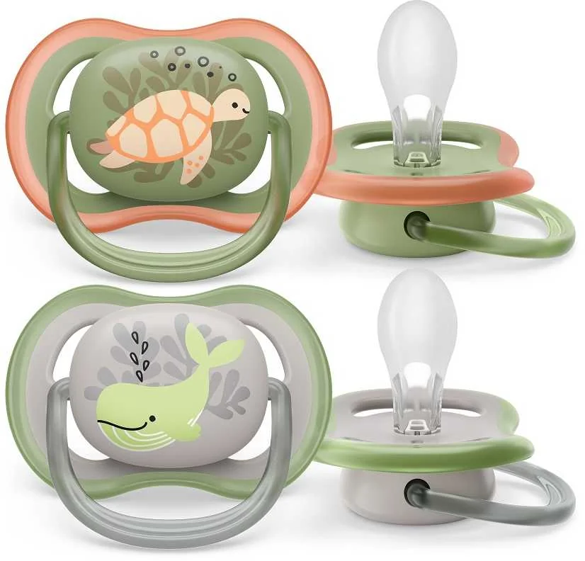 Philips AVENT Cumlík Ultra air obrázok 6-18m chlapec (more) 2ks 1×2 ks, cumlík