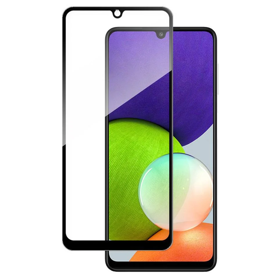 MG Full Cover Flexi Nano Hybrid ochranné sklo na Samsung Galaxy A22 4G, čierne , čierne