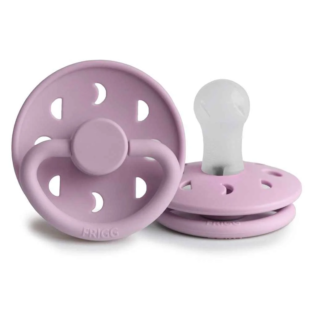 FRIGG Moon Phase silikónový cumlík Soft Lilac, 0-6m 1×1 ks, cumlík