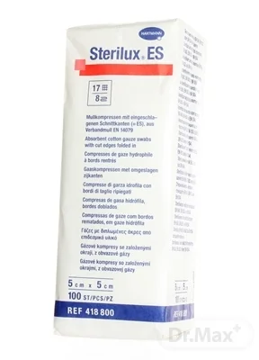 Hartmann STERILUX ES kompres nesterilný 1 1×100 ks, kompres