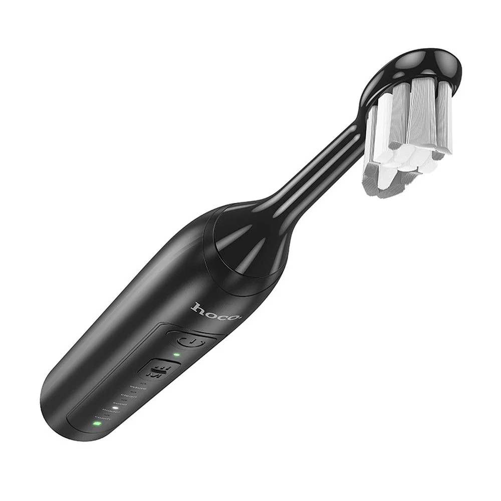 Elektrická zubná kefka s 5 režimami, čierna