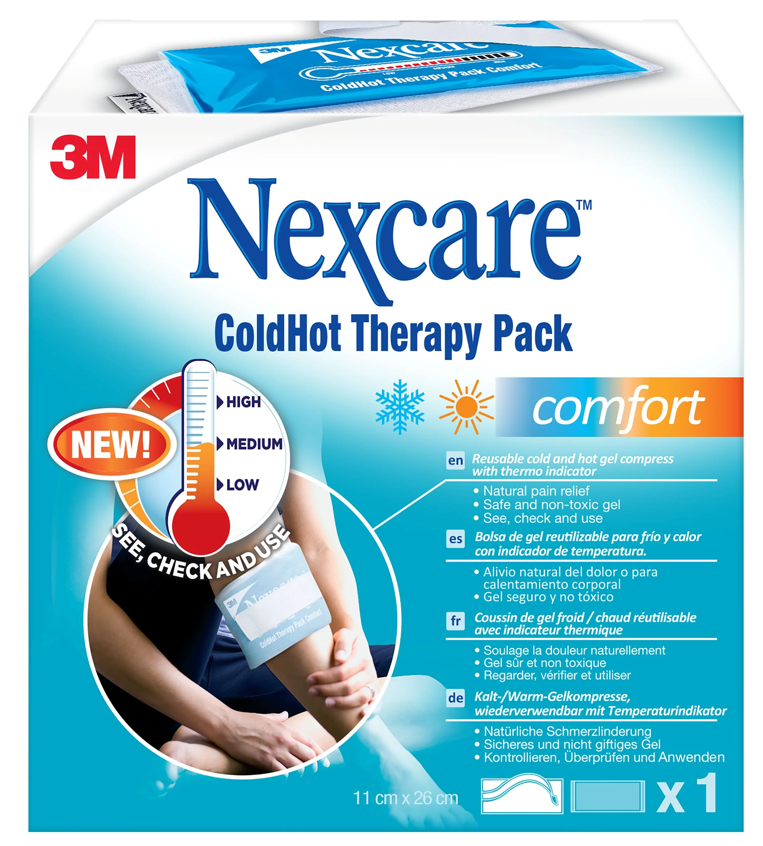 3M Nexcare ColdHot Comfort [SelP] 1×1 ks, gélový obklad