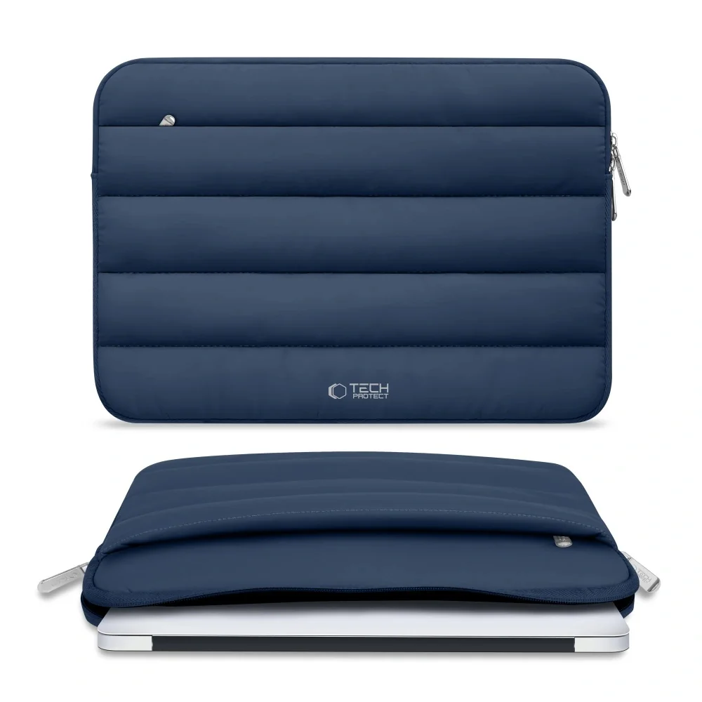 Tech-Protect Fluffy obal na notebook 13-14'', tmavomodrý