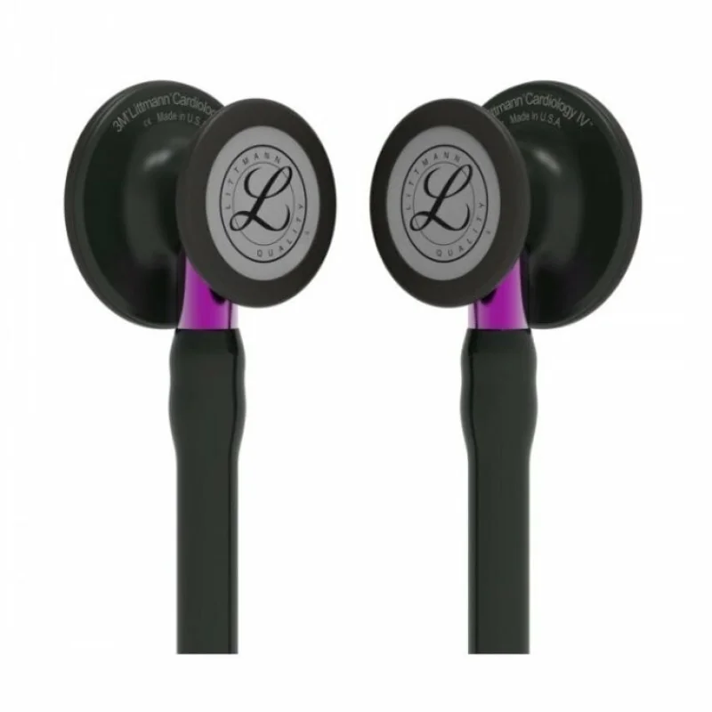 Littmann Cardiology IV 6203 Black Finish Edition stetoskop čierny/fialový