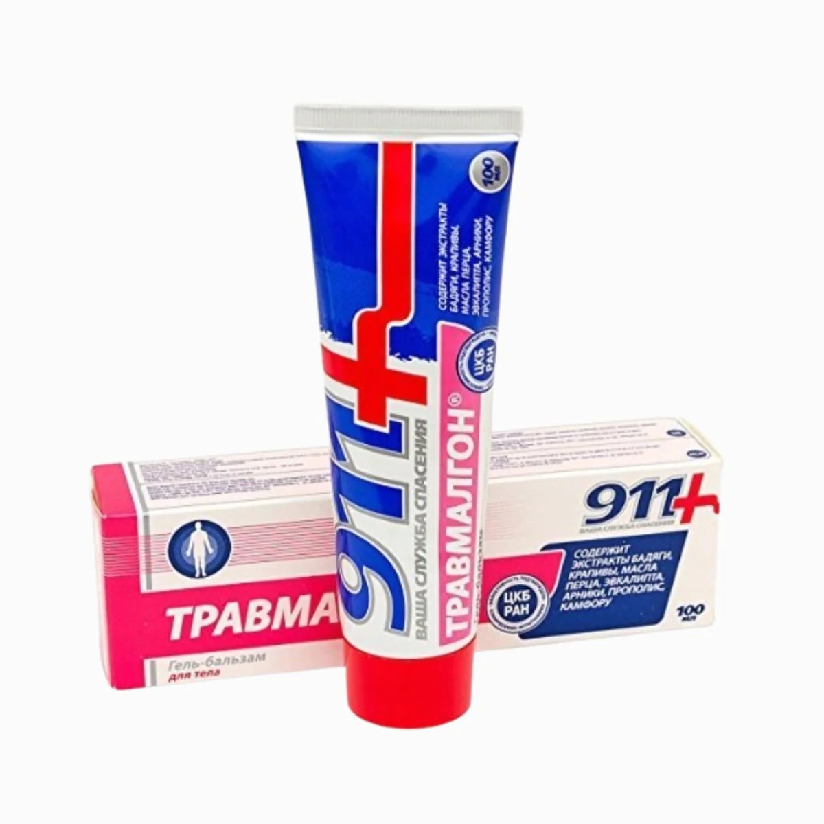 Travmalgon telový gél s gáfrom - 100ml - Twinstec 911+