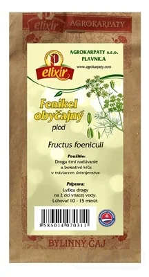 AGROKARPATY Fenikel obyčajný plod 1×30 g, bylinný čaj