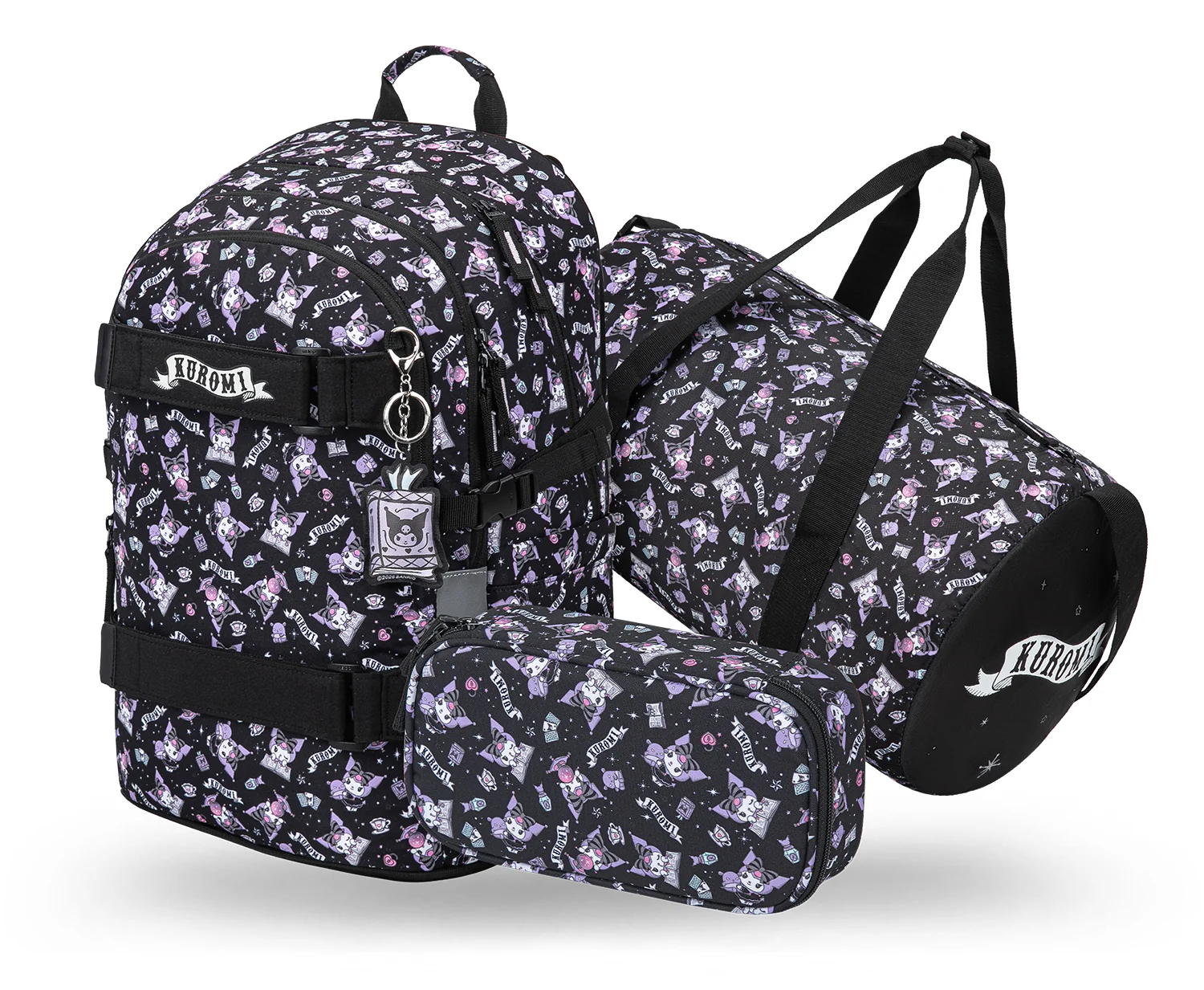 Školská sada Skate Kuromi Black