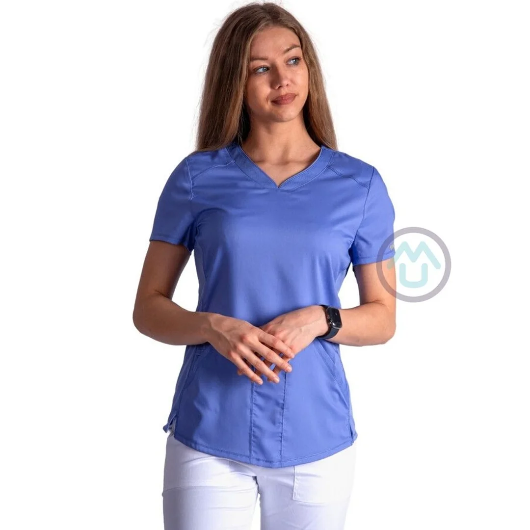 Dámska zdravotnícka blúza Cherokee Revolution ACTIVE STYLING - svetlo modrá XL