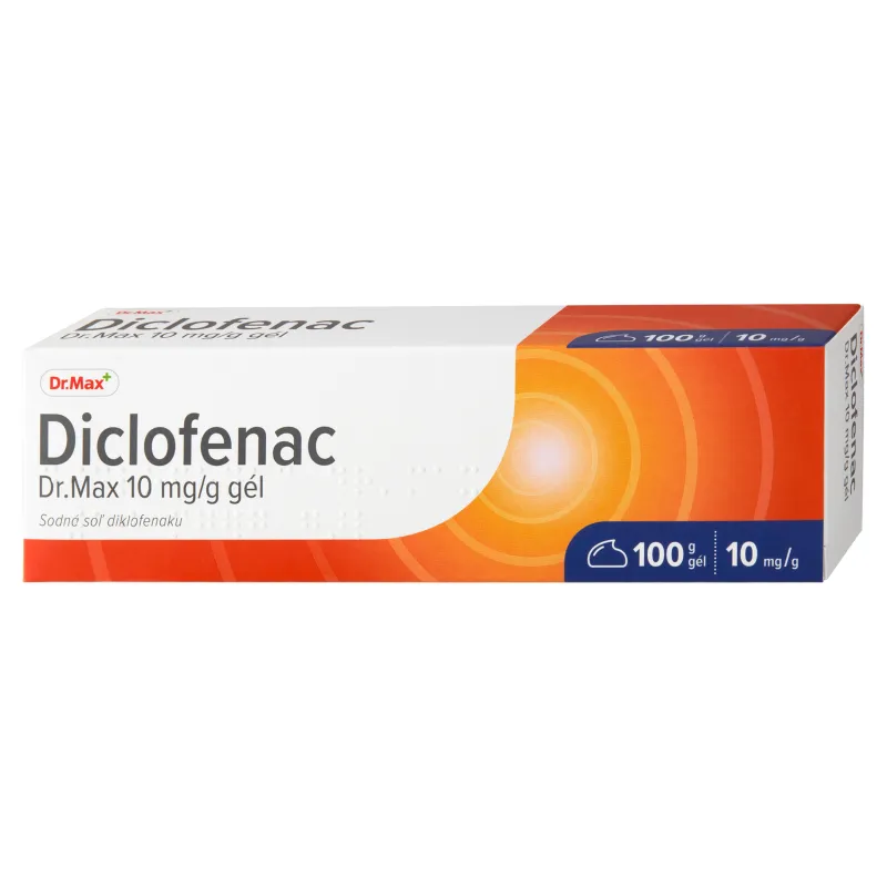 Dr.Max Diclofenac 10 mg/g gél 1×100 g, gél