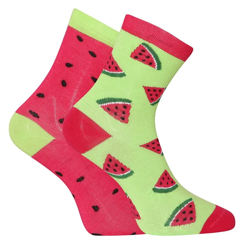 Veselé detské ponožky Červený melón (GMKS083) 27/30