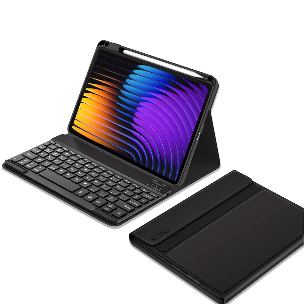 Tech-Protect SC Pen Keyboard puzdro s klávesnicou na Xiaomi Pad 7 / 7 Pro, čierne Pro, čierne