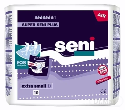 Seni SUPER PLUS AIR Extra Small 0 1×10 ks, plienkové nohavičky