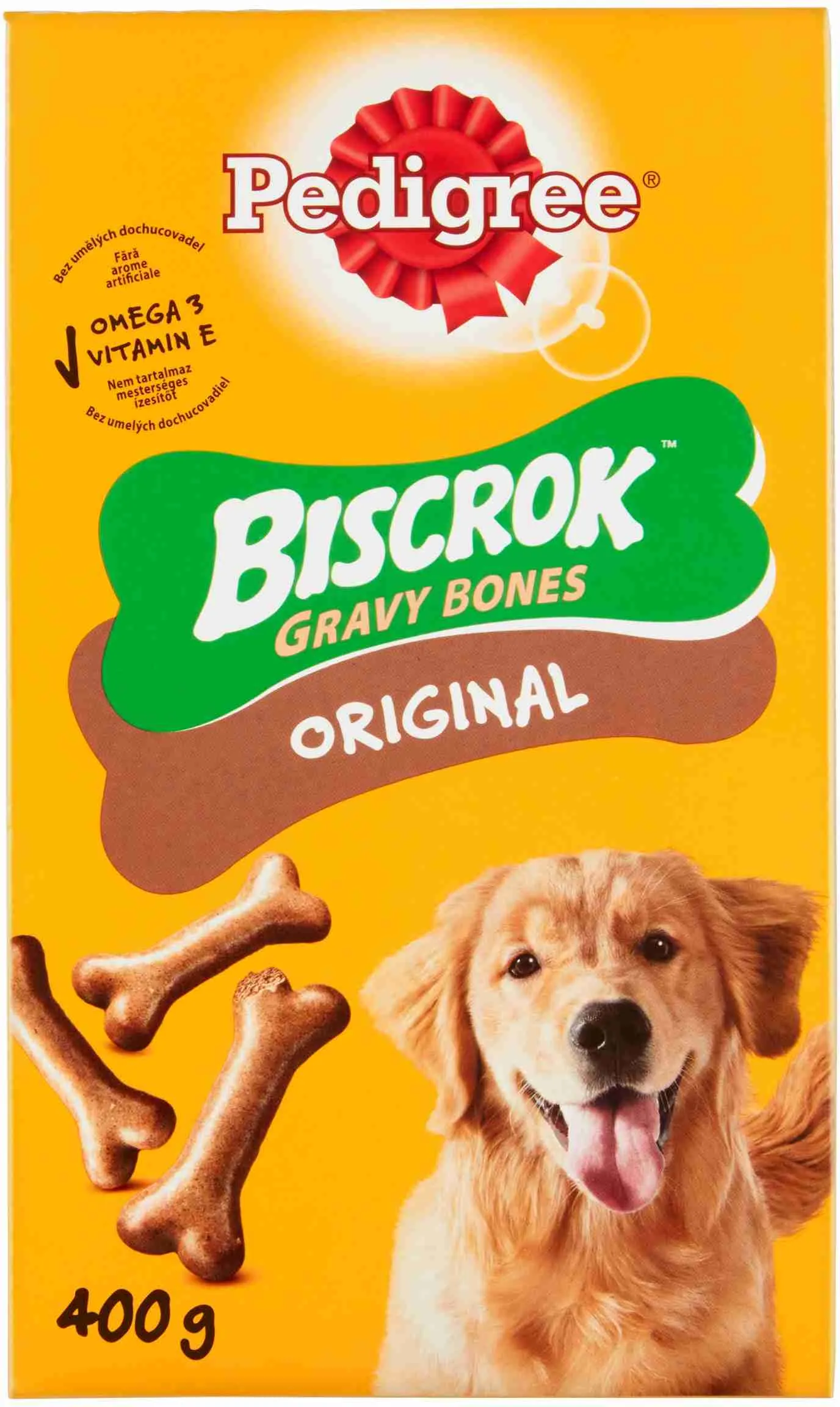 PEDIGREE pochúťKa Biscrok Gravy bones 400g 1×400 g, pochúťka pre psy