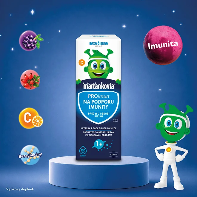 WALMARK Marťankovia PROimun 1×150 ml, sirup na imunitu