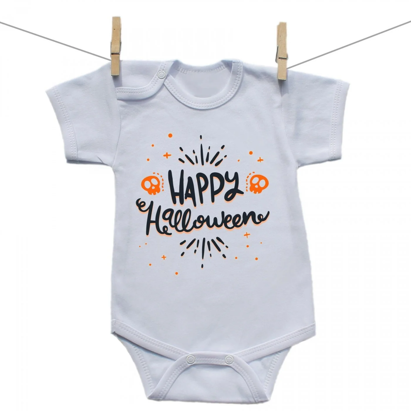 Boodyy Body s krátkym rukávom Happy Halloween Veľkosť: 92