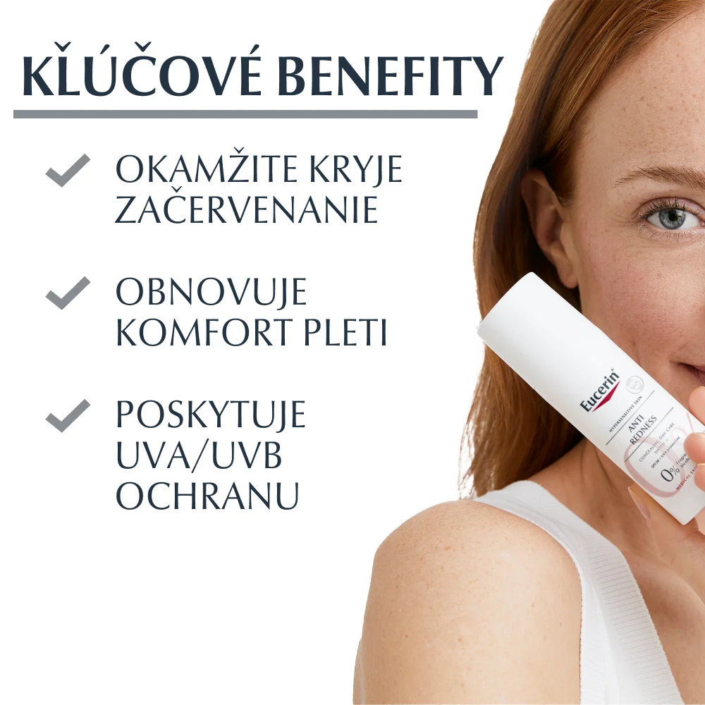 Eucerin ANTI-REDNESS Neutralizujúci denný krém SPF 30, 50 ml 50 ml