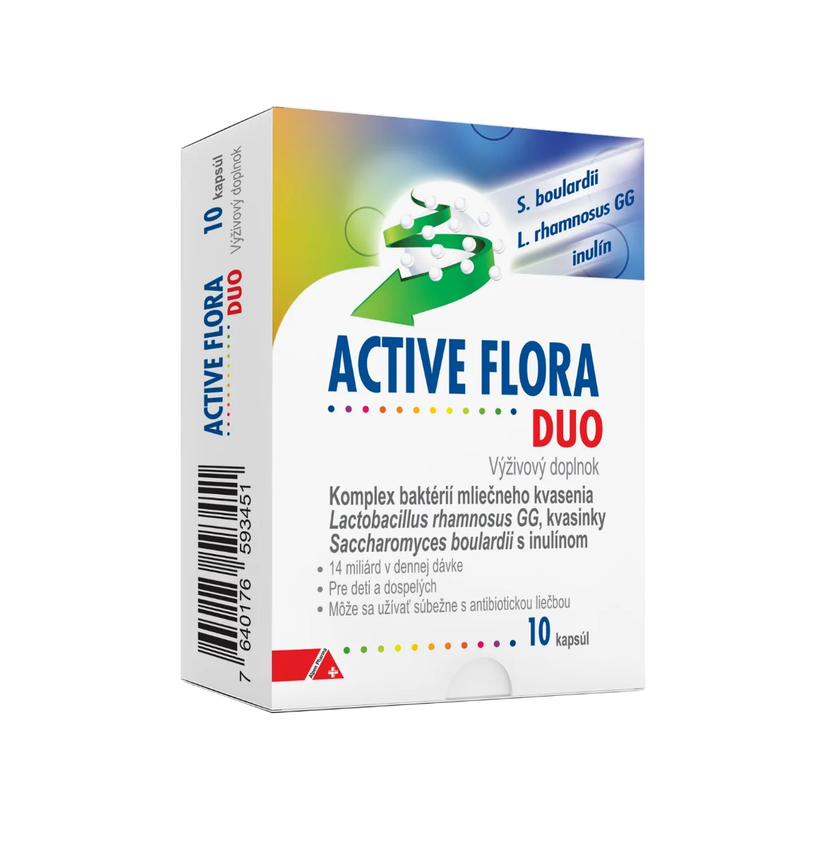 ACTIVE FLORA DUO, 10 cps 1×10 cps, výživový doplnok