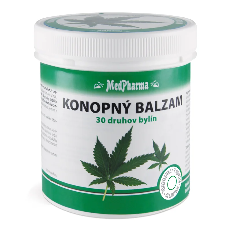 Medpharma Konopný balzam 30 bylín 1×250 ml, konopný balzam