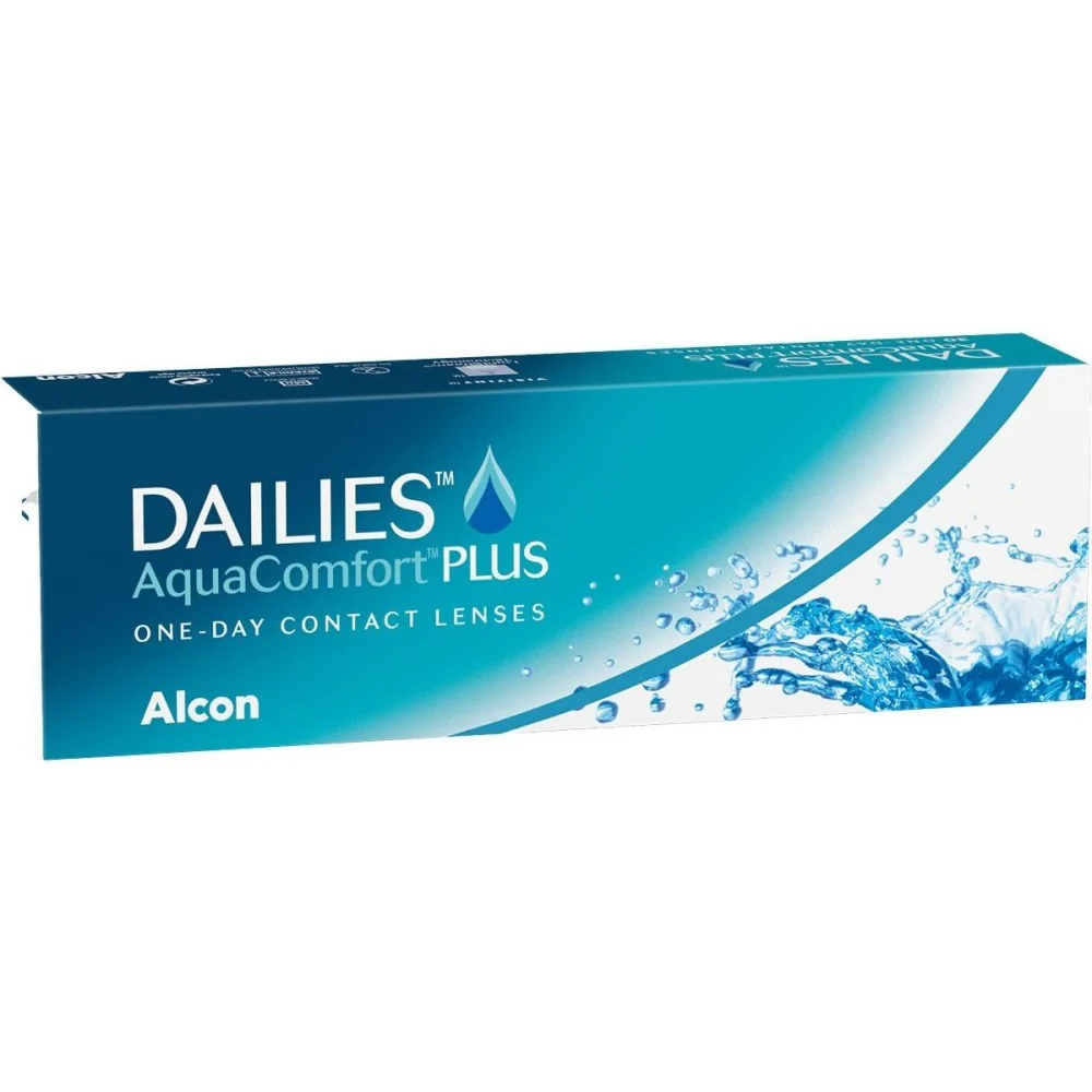 Denné Dailies AquaComfort Plus (30 šošoviek) Dioptrie: -2.5, Zakrivenie: 8.7