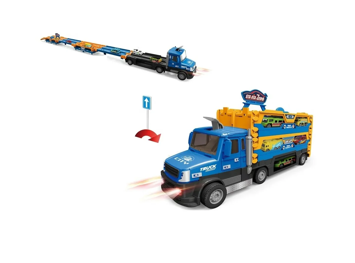 Auto ťahač s vystreľovacou dráhou 140cm 2v1