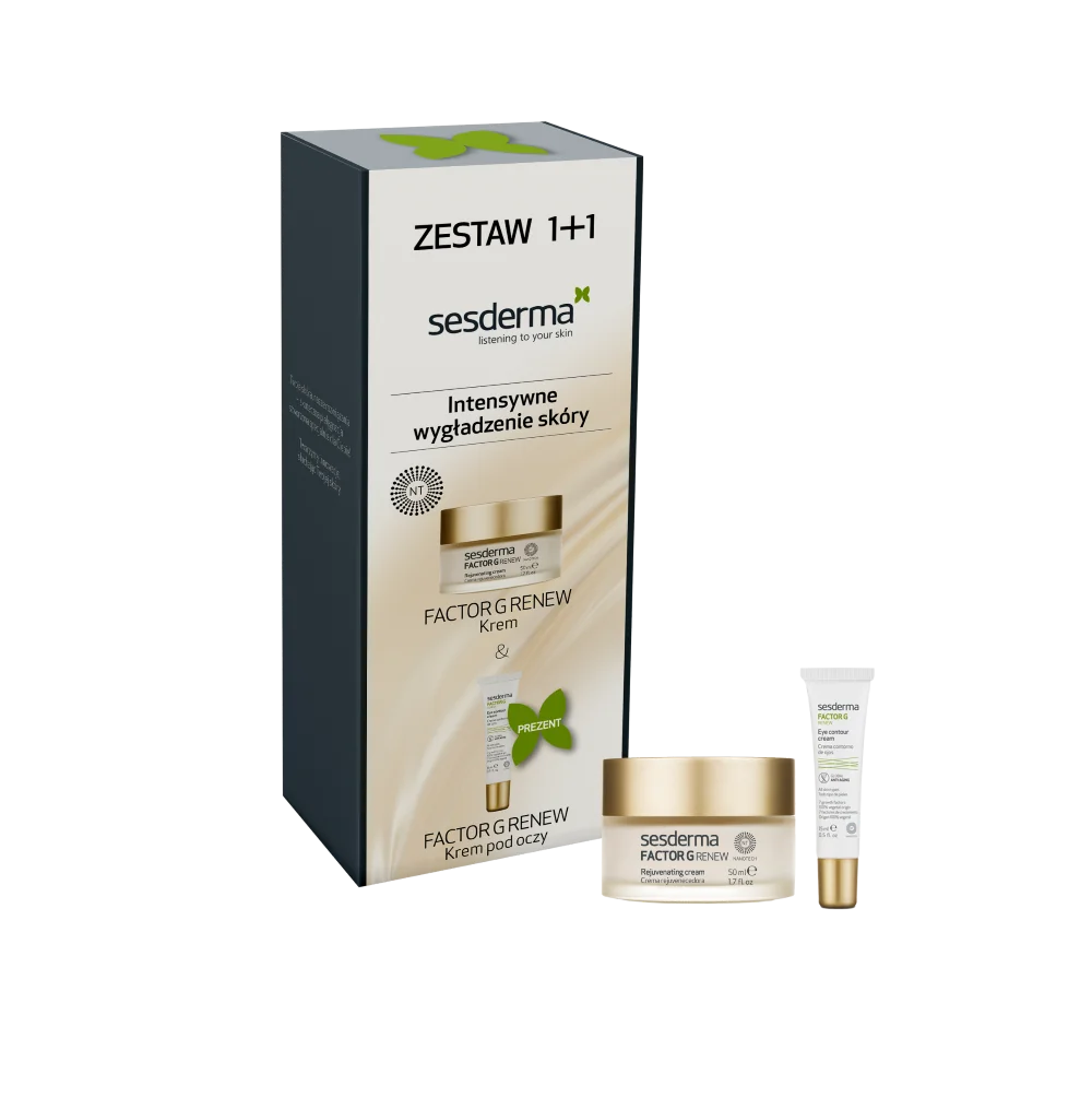 SESDERMA set dvoch produktov FACTOR-G Renew Krém proti stárnutí 50 ml + Očný krém 15 ml 1 set