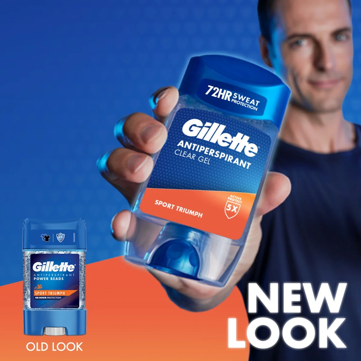 Gillette Sport Triumph Pánsky gélový antiperspirant 70 ml