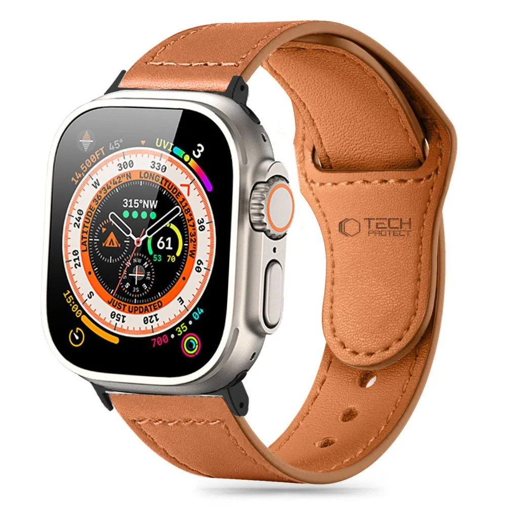 Tech-Protect Natural Fit remienok na Apple Watch 42/44/45/49mm brown