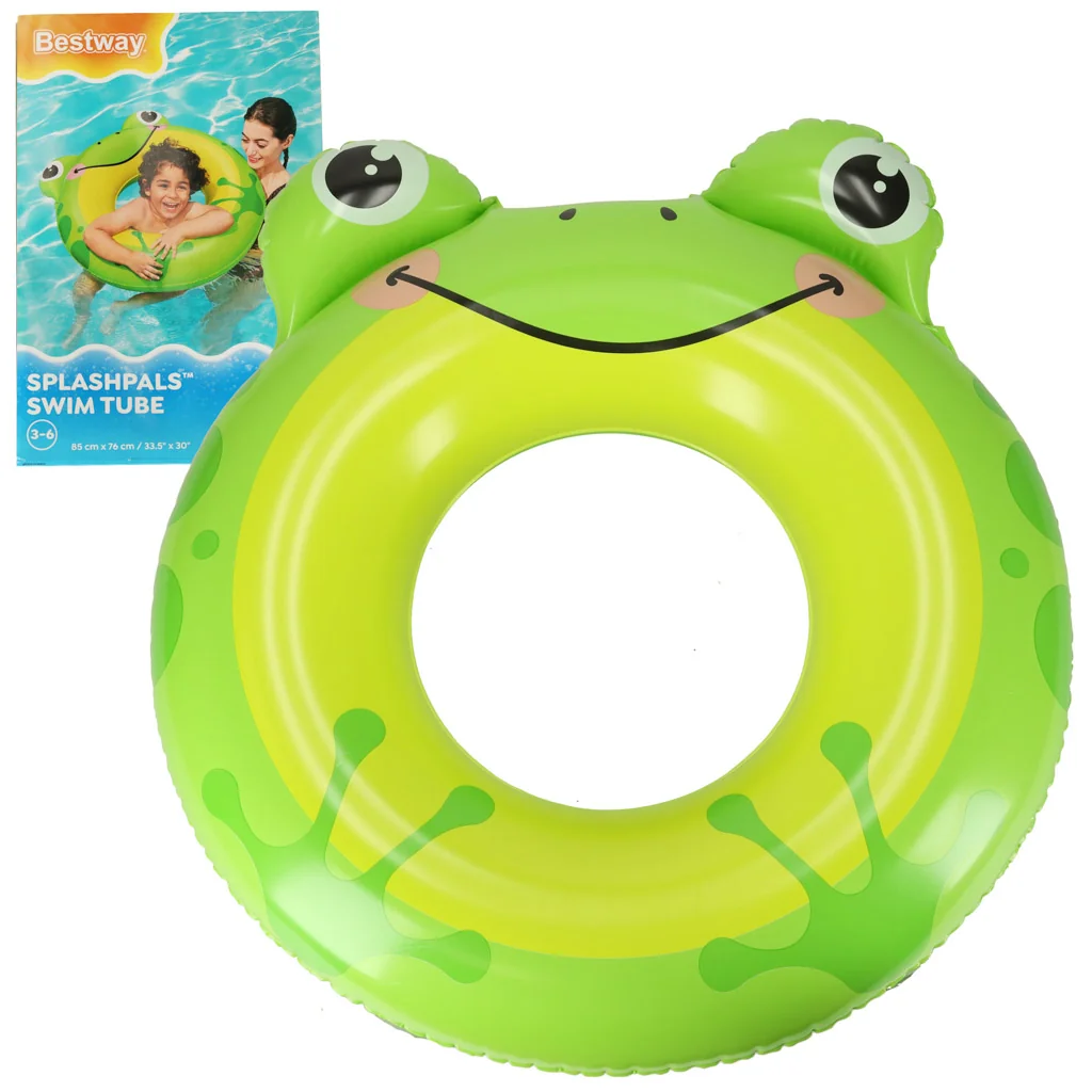Nafukovací plavecký kruh pre deti BESTWAY 36351 žaba 85-76 cm