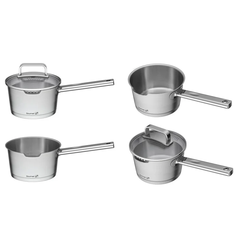 G21 Sada riadu Gourmet Magic s cedidlom, 9 dielov, nerez Gourmet Magic s cedidlom, 9 dielov, nerez G21-001N