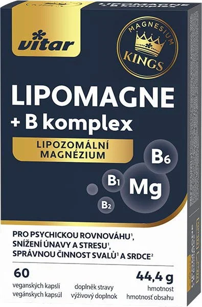 Vitar Kings LIPOMAGNE + B komplex 60 cps